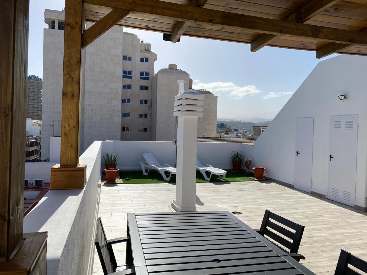 Holiday Home & Rooftop Lounge Las Palmas de Gran Canaria Exteriör bild
